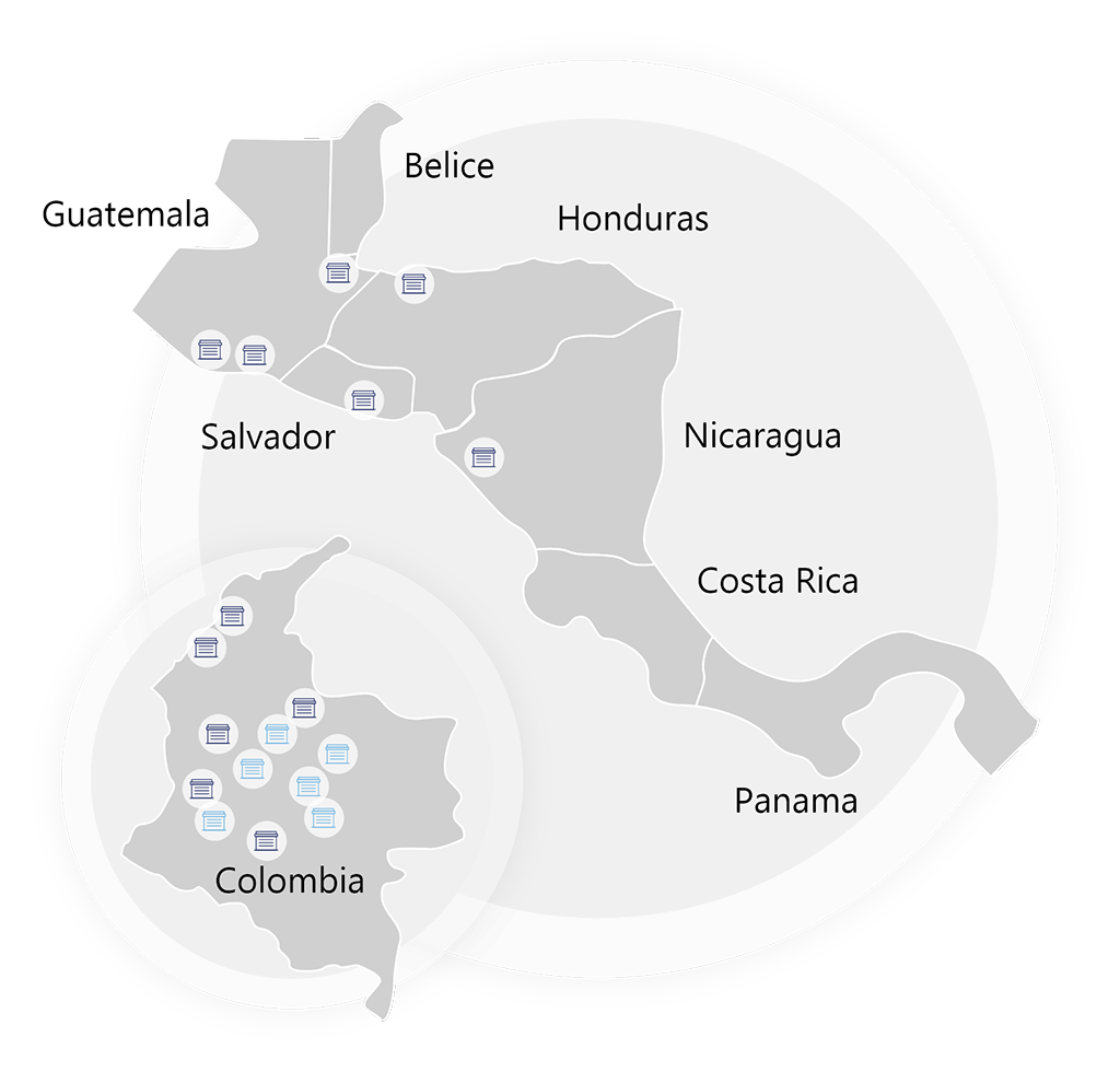 Nuestra infraestructura en Latinoamérica
